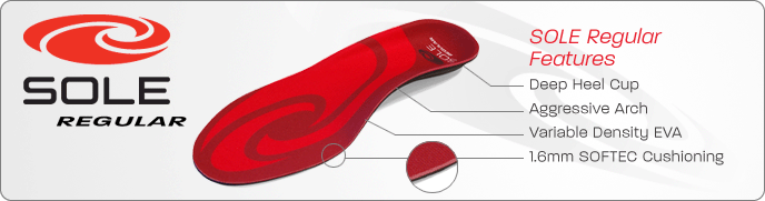 SOLE CUSTOM FIT ORTHOTIC FOOTBEDS.