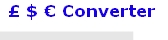 £ $ € Converter 