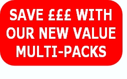 SAVE £££ WITH 
OUR NEW VALUE 
MULTI-PACKS 
